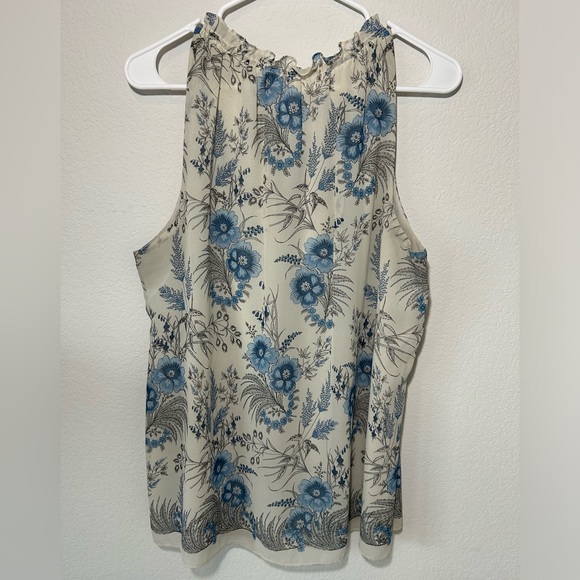 Max Studio Women’s Sleveless Flowy Floral Print Top Women’s L - Picture 2 of 10